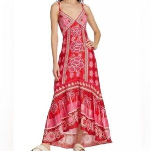 Farm Rio Summer Sunrise Long Maxi Dress